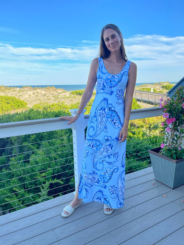 Maui Maxi Dress Oversized Paisley